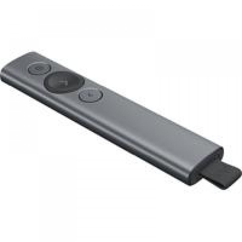PRESENTADOR LOGITECH SPOTLIGHT CONECTIVIDAD DOBLE POR RECEPTOR MINI USB O BLUETOOTH DE 2.4 GHZ HASTA 30 MTS DE DIST / PARA WINDOS 10 O POSTERIOR MAC OS X 10.10 O POSTERIOR