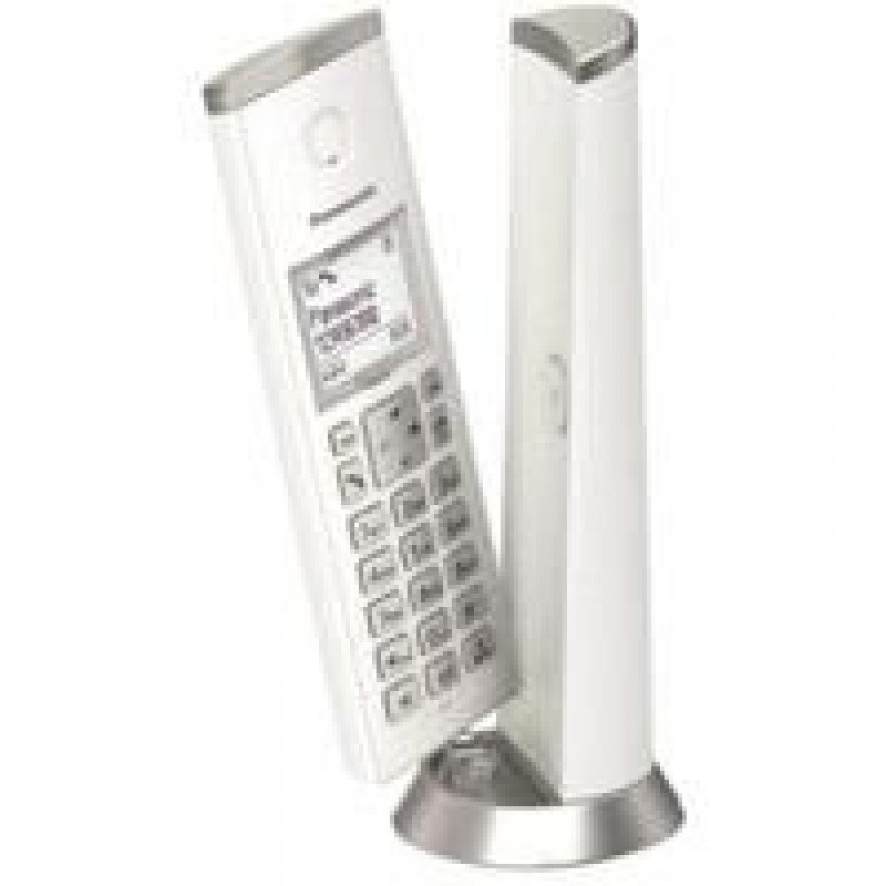 TELEFONO INALAMBRICO PANASONIC KX-TGK210 DECT 120 CANALES CON IDENTIFICADOR DE LLAMADAS BLANCO