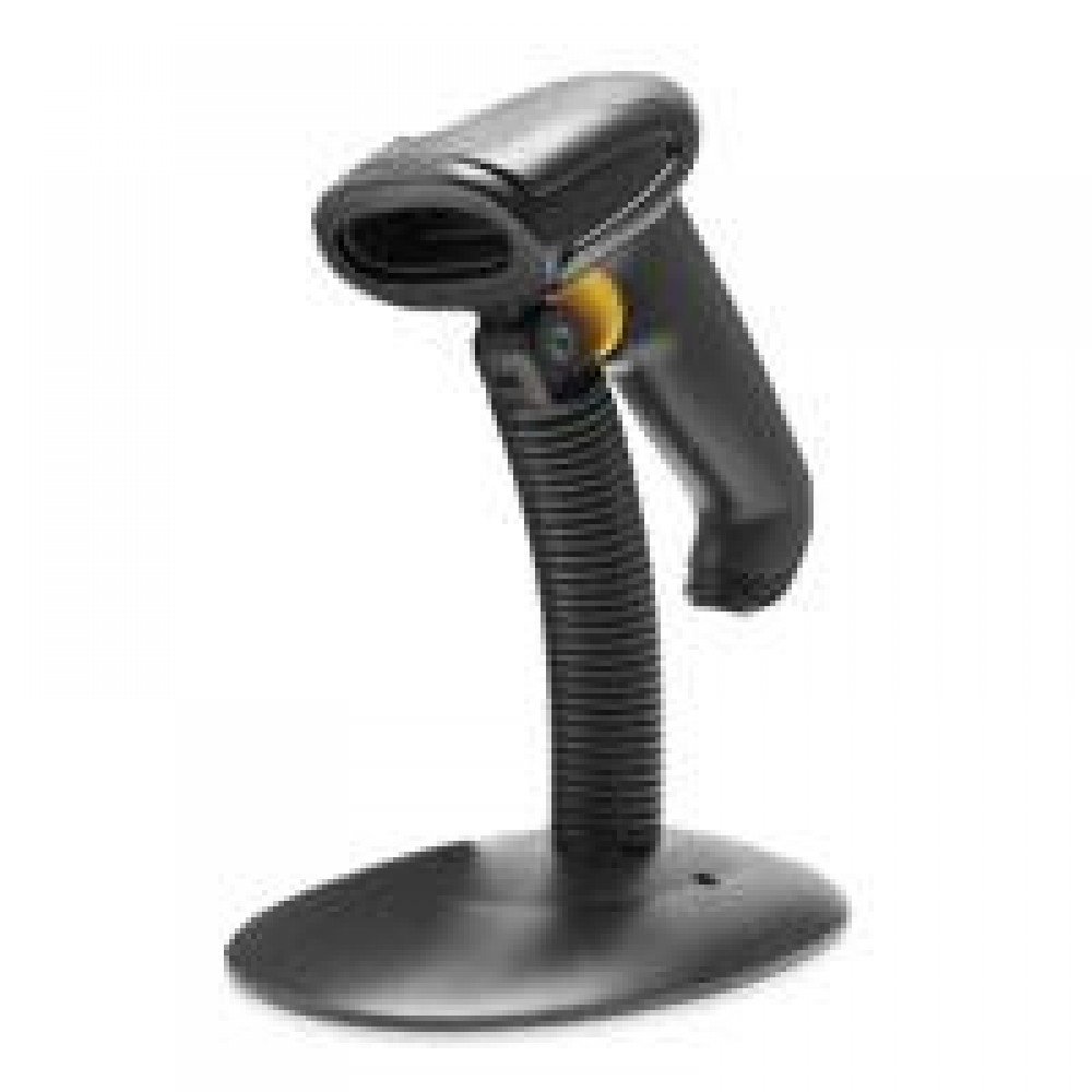 LECTOR CCD DE CODIGO DE BARRAS GHIA LARGO ALCANCE CON BASE, USB