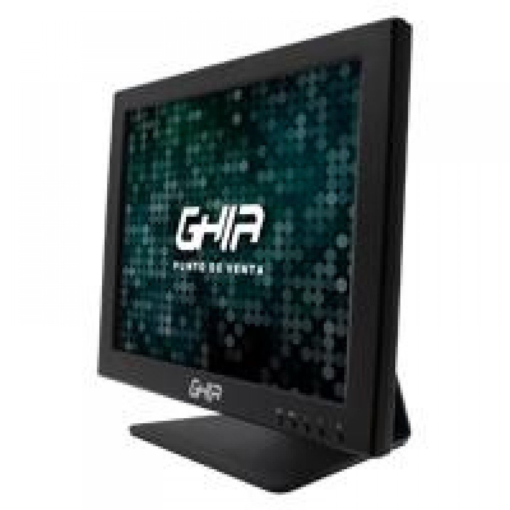 MONITOR LCD TOUCH GHIA / 15 PULGADAS / DE USO RUDO / PUNTO DE VENTA