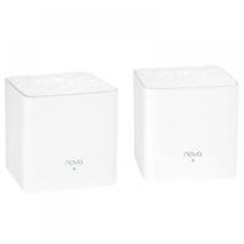 NOVA MW3 TRUE MESH WIFI EXTENSOR DE RED, COBERTURA DE HASTA 200 M2 DUAL BAND 2 ANTENAS DE 3DBI MU-MIMO + BEAMFORMING, PAQUETE DE 2 PIEZAS PUERTOS FAST ETHERNET