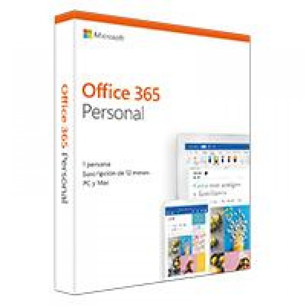 FPP MICROSOFT 365 PERSONAL IDIOMA ESPAÑOL SUSCRIPCIÓN ANUAL, PARA USO NO COMERCIAL 1 USUARIO - 3 DISPOSITIVOS - 1 TB EN ONE DRIVE