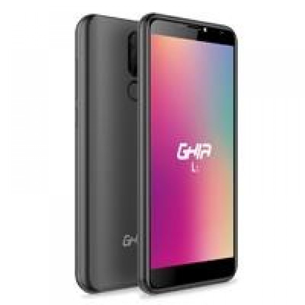 GHIA SMARTPHONE L1 3G/ 5.5 PULG IPS /ANDROID GO 8.1 / FINGERPRINT/ CAMARA FRONTAL / DOBLE CAMARA TRASERA /1GB 16GB / WIFI / BT / GRIS