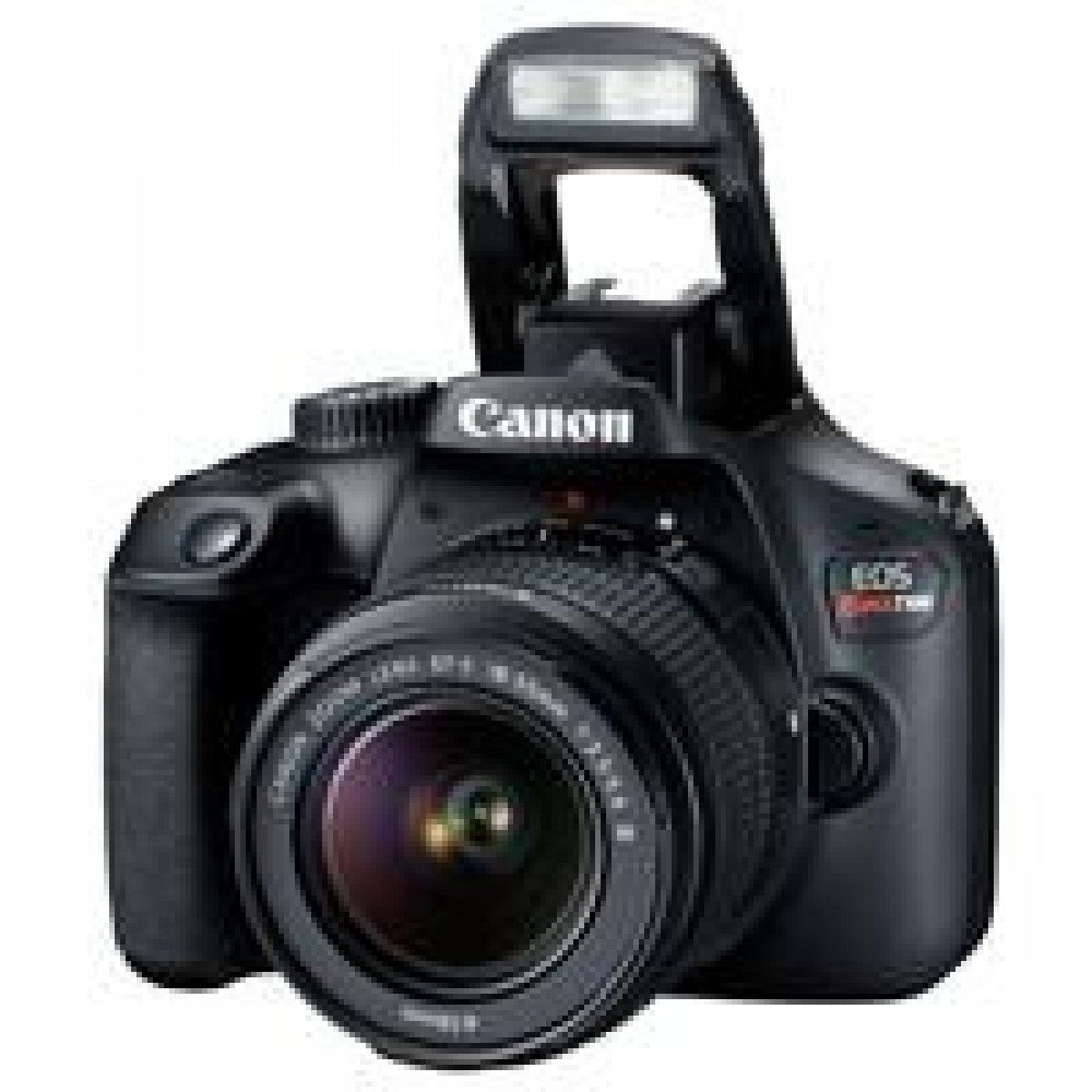 CAMARA CANON EOS REBEL T100 18 MP CMOS PANTALLA 2.7, FULL HD 30P EF-S 18-55MM F/3.5-5.6 III