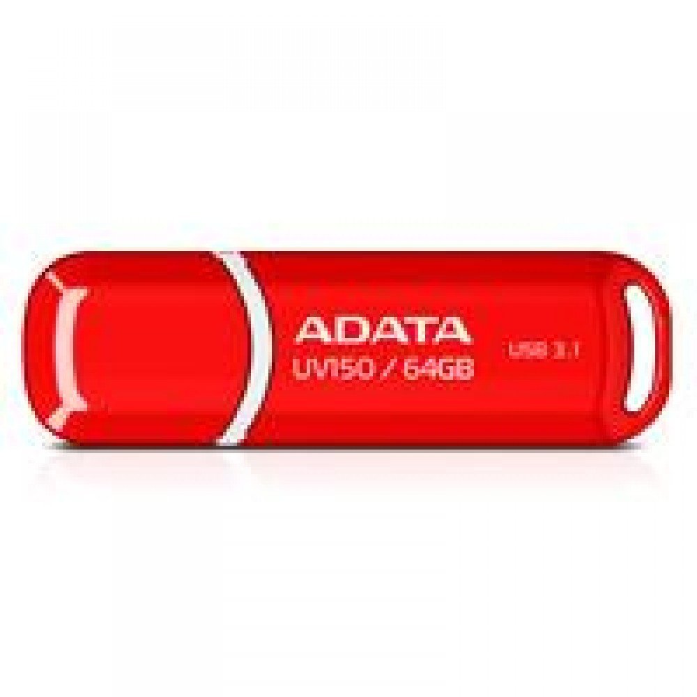 MEMORIA ADATA 64GB USB 3.2 UV150 ROJO