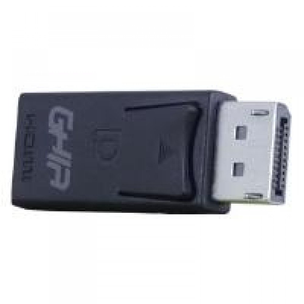ADAPTADOR GHIA CONVERSOR DE VIDEO DISPLAYPORT MACHO A HDMI HEMBRA