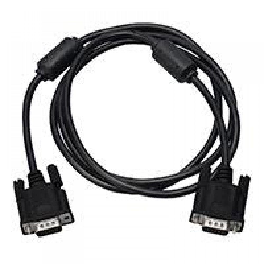 CABLE VGA GHIA PARA MONITOR O PROYECTOR 1.8M NEGRO MACHO-MACHO ECONOMICO