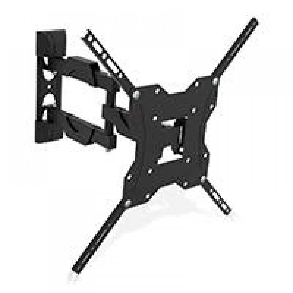 SOPORTE GHIA ARTICULADO CON CUBRE CABLES PARA PANTALLA LED/LCD / 23-55 PULGADAS / 30KG MAX / INCLINA LA PANTALLA HACIA ARRIBA 5 Y 10 HACIA ABAJO / AJUSTE DE PANTALLA DE 90 HACIA LA DERECHA O IZQUIERDA