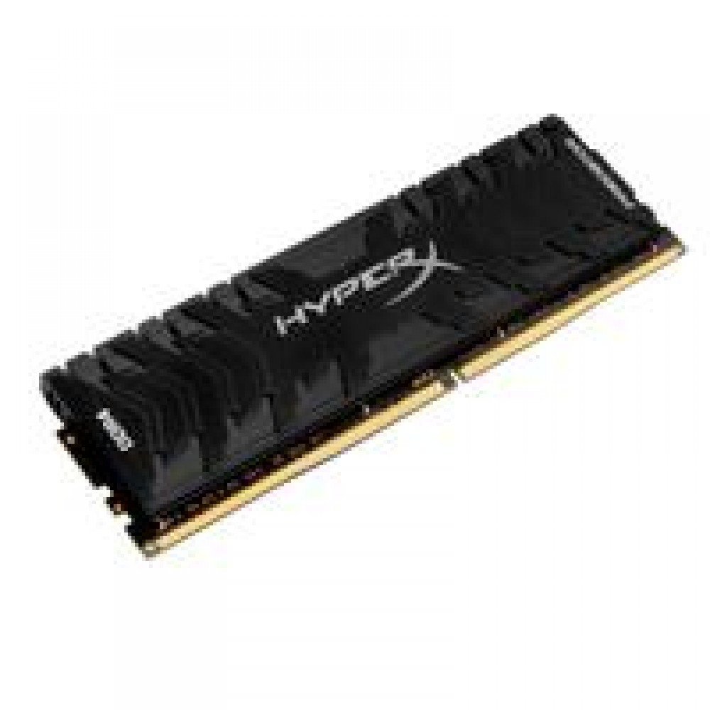 MEMORIA KINGSTON UDIMM DDR4 8GB 3600MHZ HYPERX PREDATOR BLACK CL17 288PIN 1.35V C/DISIPADOR DE CALOR P/PC/GAMER/ALTO RENDIMIENTO