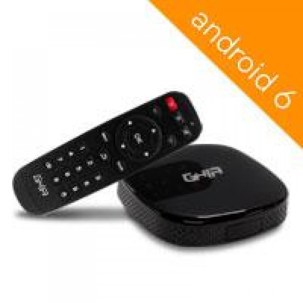 SMART TV BOX GHIA ANDROID 6 /QUADCORE/1GB/8GB/LAN/WIFI/HDMI/AV/CR/NEGRO