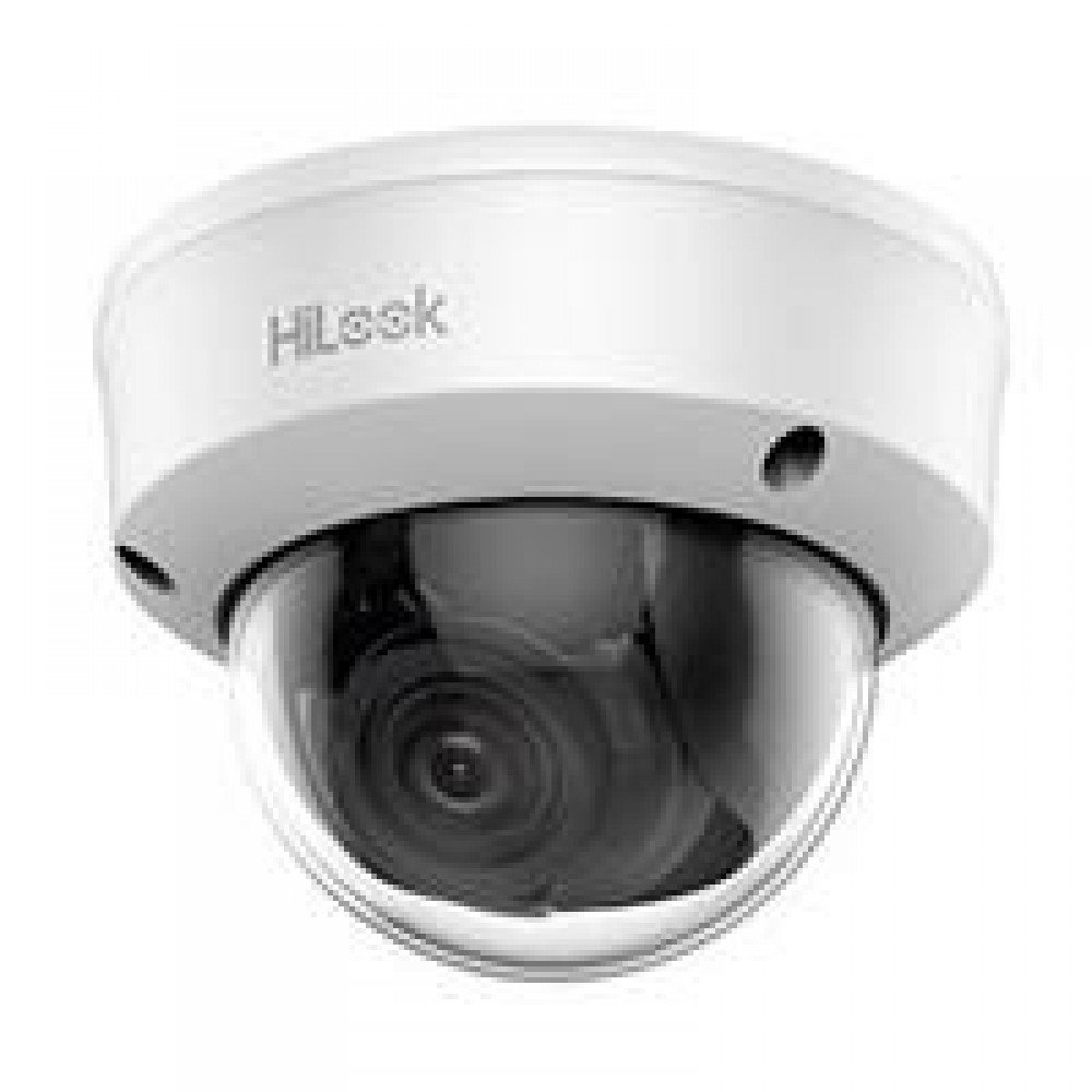 CÁMARA DOMO TURBOHD 2 MEGAPIXEL HILOOK BY HIKVISION  LENTE VAR. 2.8 - 12 MM  40 MTS IR EXIR / IP66 / IK10 / 4 TECNOLOGÍAS (TVI / AHD / CVI / CVBS) / DWDR