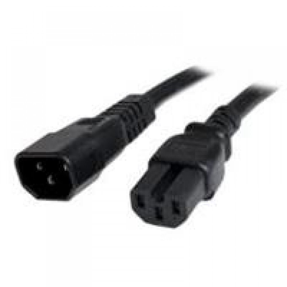 CABLE 91CM 14 AWG ADAPTADOR JUMPER BRIDGE IEC C14 A IEC C15 PARA SERVIDOR UPS - STARTECH.COM MOD. PXTC14C153