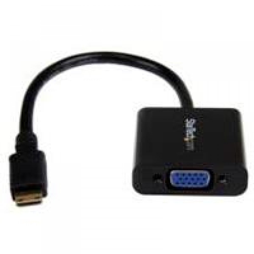 ADAPTADOR CONVERTIDOR DE VIDEO MINI HDMI® A VGA 1080P - 1920X1200 - CABLE ACTIVO - HEMBRA VGA HD15 - MACHO MINI HDMI - STARTECH.COM MOD. MNHD2VGAE2