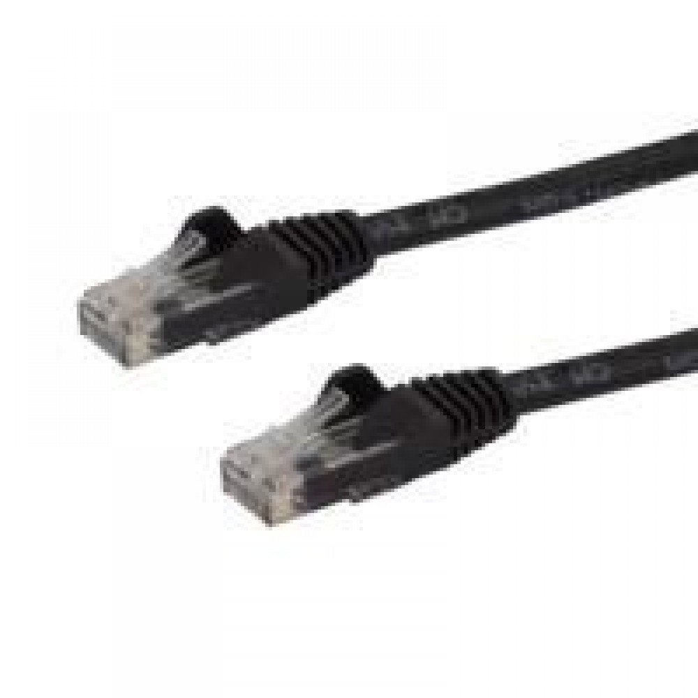 CABLE DE RED ETHERNET SNAGLESS SIN ENGANCHES CAT 6 CAT6 GIGABIT 1M - NEGRO - STARTECH.COM MOD. N6PATC1MBK