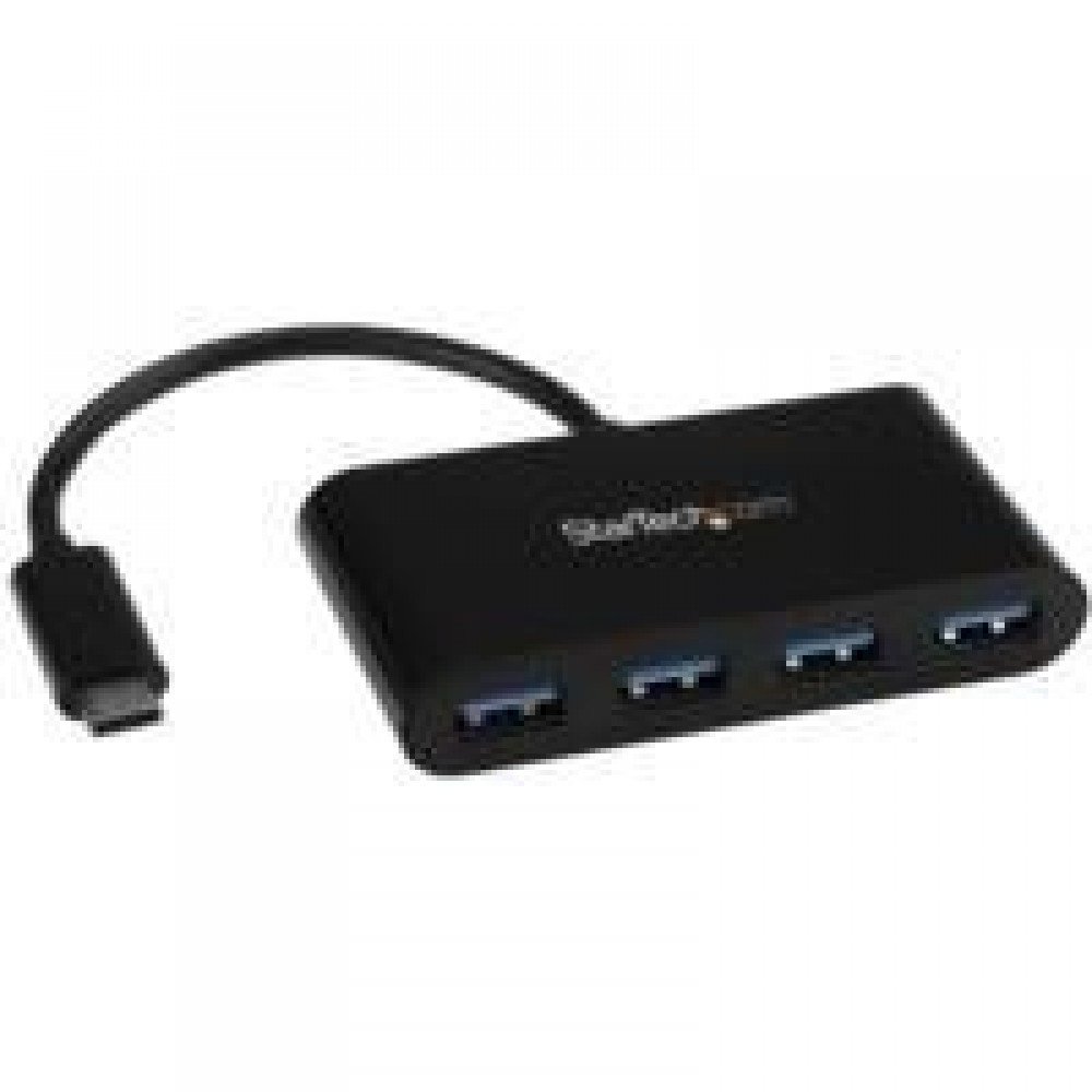 HUB CONCENTRADOR USB 3.0 DE 4 PUERTOS - USB-C A 4X USB A ALIMENTADO POR EL BUS - CONVERSOR DE USB C A USB CONVENCIONAL - STARTECH.COM MOD. HB30C4AB