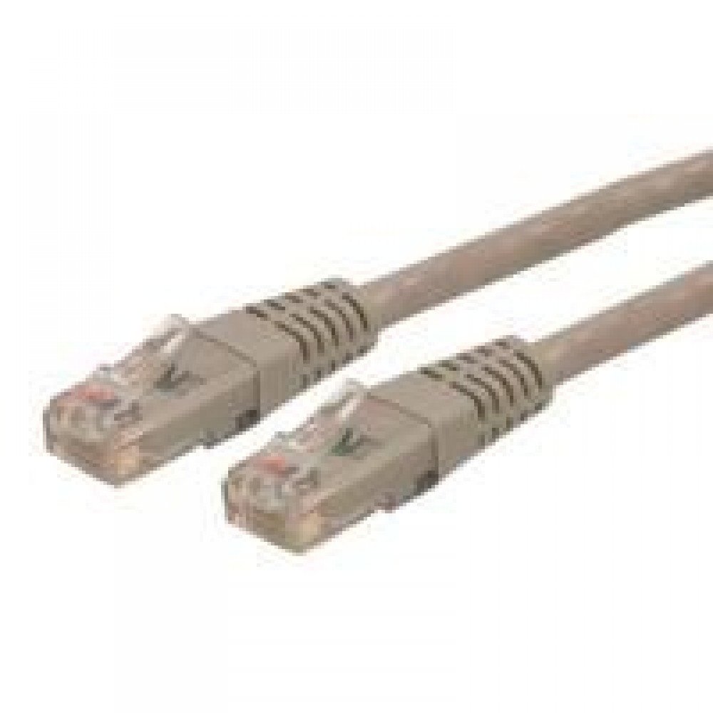 CABLE DE RED 3M CATEGORÍA CAT6 UTP RJ45 GIGABIT ETHERNET ETL - PATCH MOLDEADO - GRIS - STARTECH.COM MOD. C6PATCH10GR