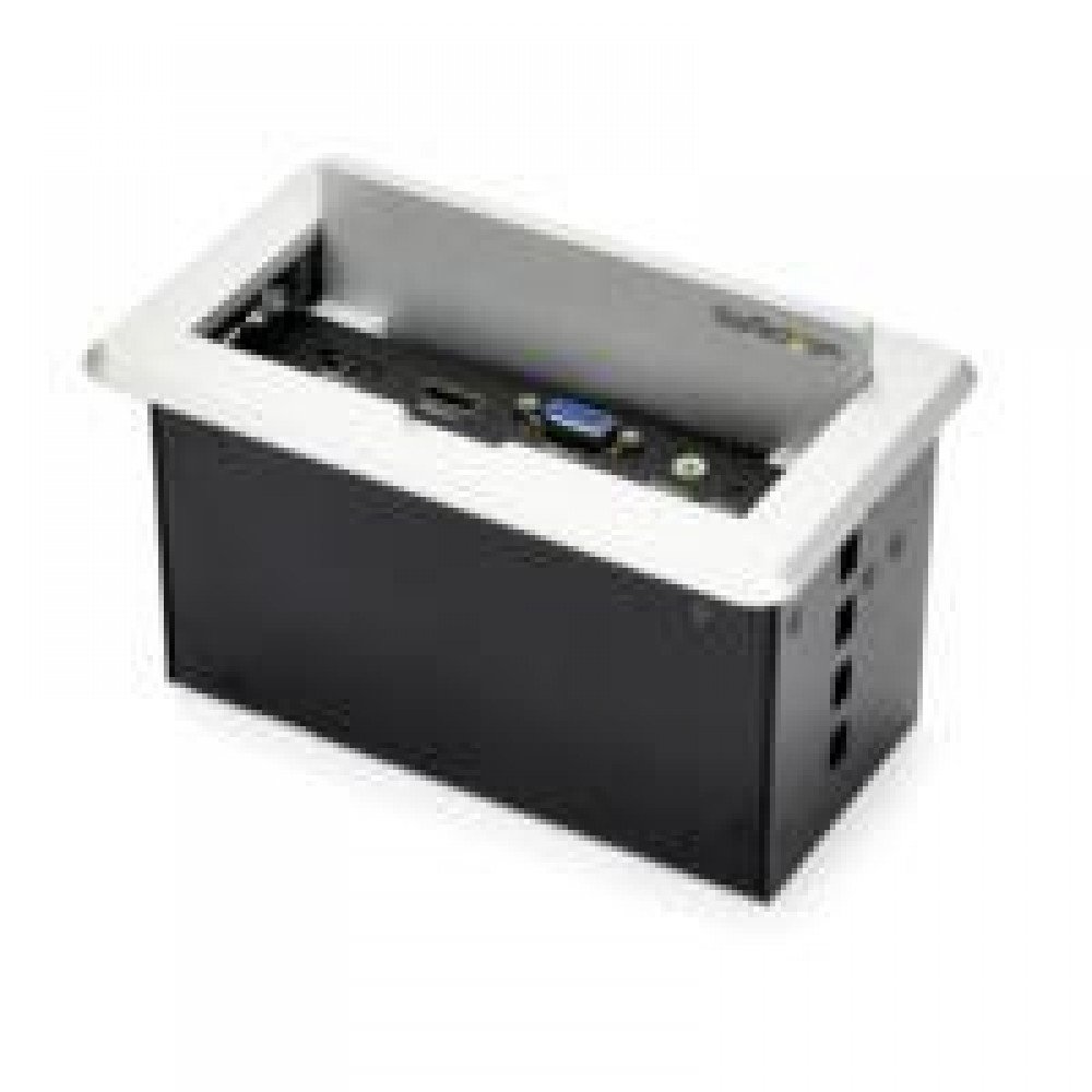 GABINETE DE CONECTIVIDAD DE AUDIO Y VIDEO PARA MESAS DE CONFERENCIA - CON ENTRADAS HDMI / VGA / DISPLAYPORT - CON SALIDA HDMI - 4K - STARTECH.COM MOD. BOX4HDECP2
