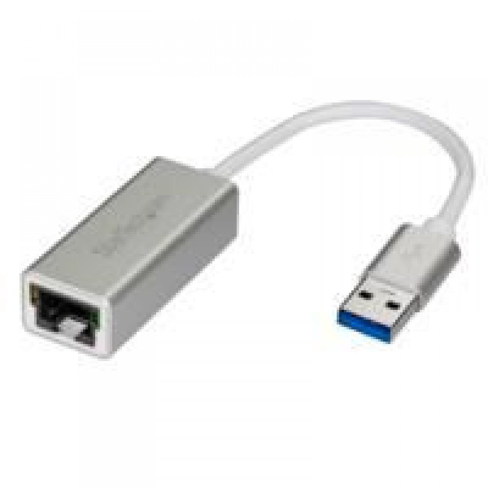 ADAPTADOR DE RED ETHERNET GIGABIT EXTERNO USB 3.0 - PLATEADO - IDEAL PARA MACBOOK, CHROMEBOOK O TABLET - STARTECH.COM MOD. USB31000SA