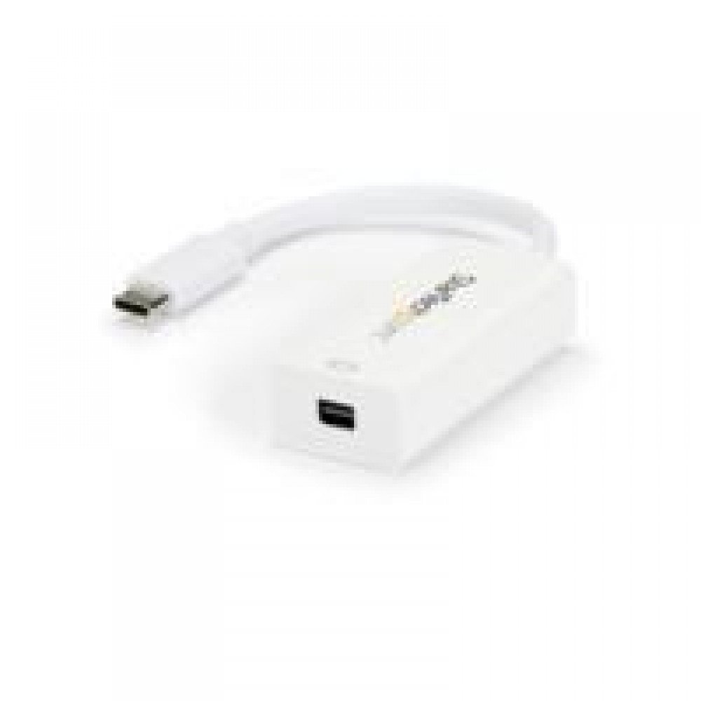 ADAPTADOR USBC A MINI DISPLAYPORT - ADAPTADOR DE VIDEO USB TIPO C A MINI DP - 4K 60HZ - BLANCO - STARTECH.COM MOD. CDP2MDP