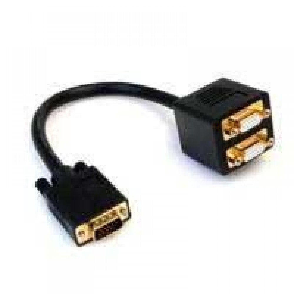 CABLE DE 30CM DUPLICADOR DIVISOR DE VIDEO VGA DE 2 PUERTOS - MULTIPLICADOR SPLITTER 2 SALIDAS - 2X HEMBRA HD15 - STARTECH.COM MOD. VGASPL1VV