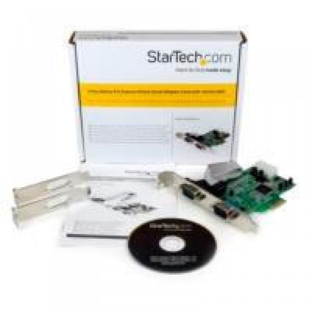 TARJETA ADAPTADORA PCI EXPRESS PCIE DE 2 PUERTOS SERIAL RS232 DB9 UART 16550 - STARTECH.COM MOD. PEX2S553