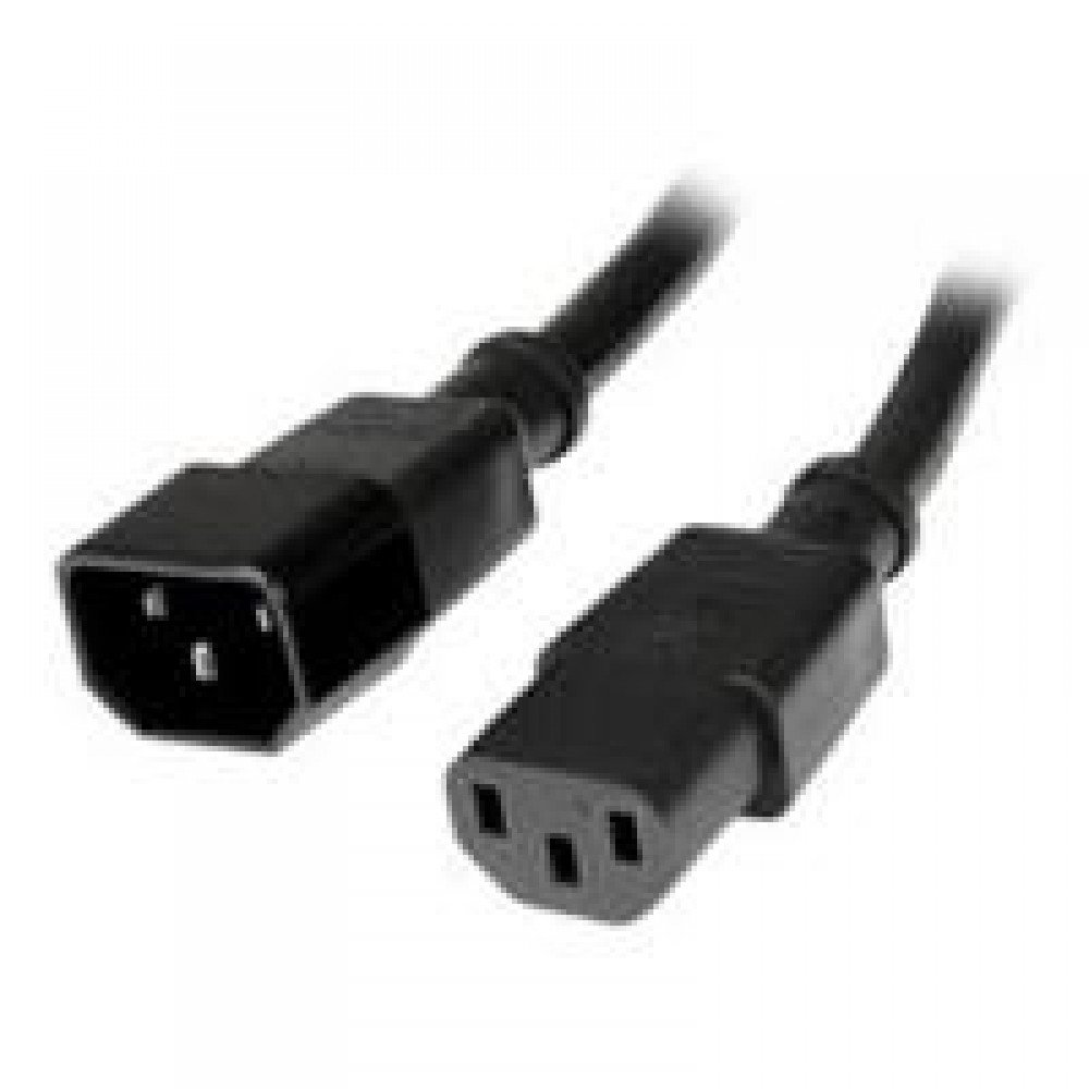 CABLE DE 1.8M DE EXTENSIÓN DE ALIMENTACIÓN PARA COMPUTADORA C14 A C13 CON CALIBRE 14AWG - STARTECH.COM MOD. PXT100146