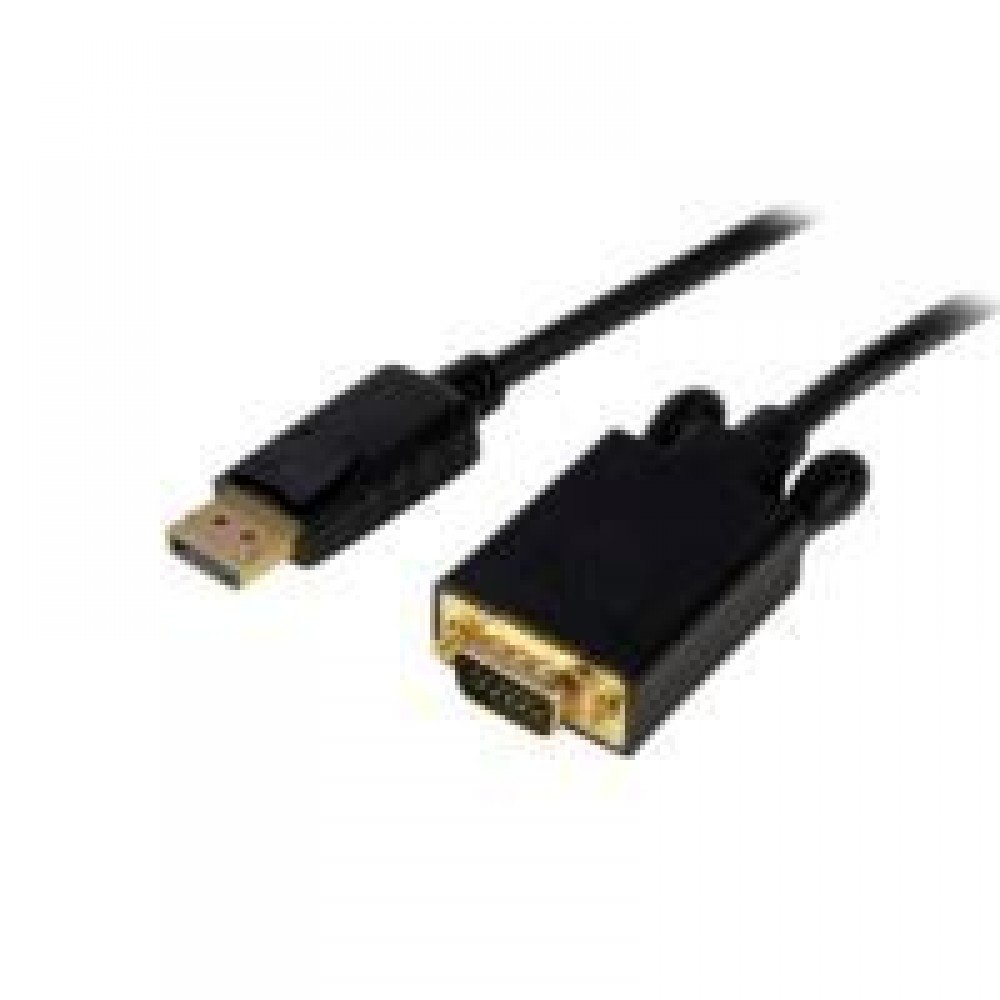 CABLE 1.8M DE VIDEO ADAPTADOR CONVERTIDOR DISPLAYPORT DP A VGA - ACTIVO - 1080P - NEGRO - STARTECH.COM MOD. DP2VGAMM6B