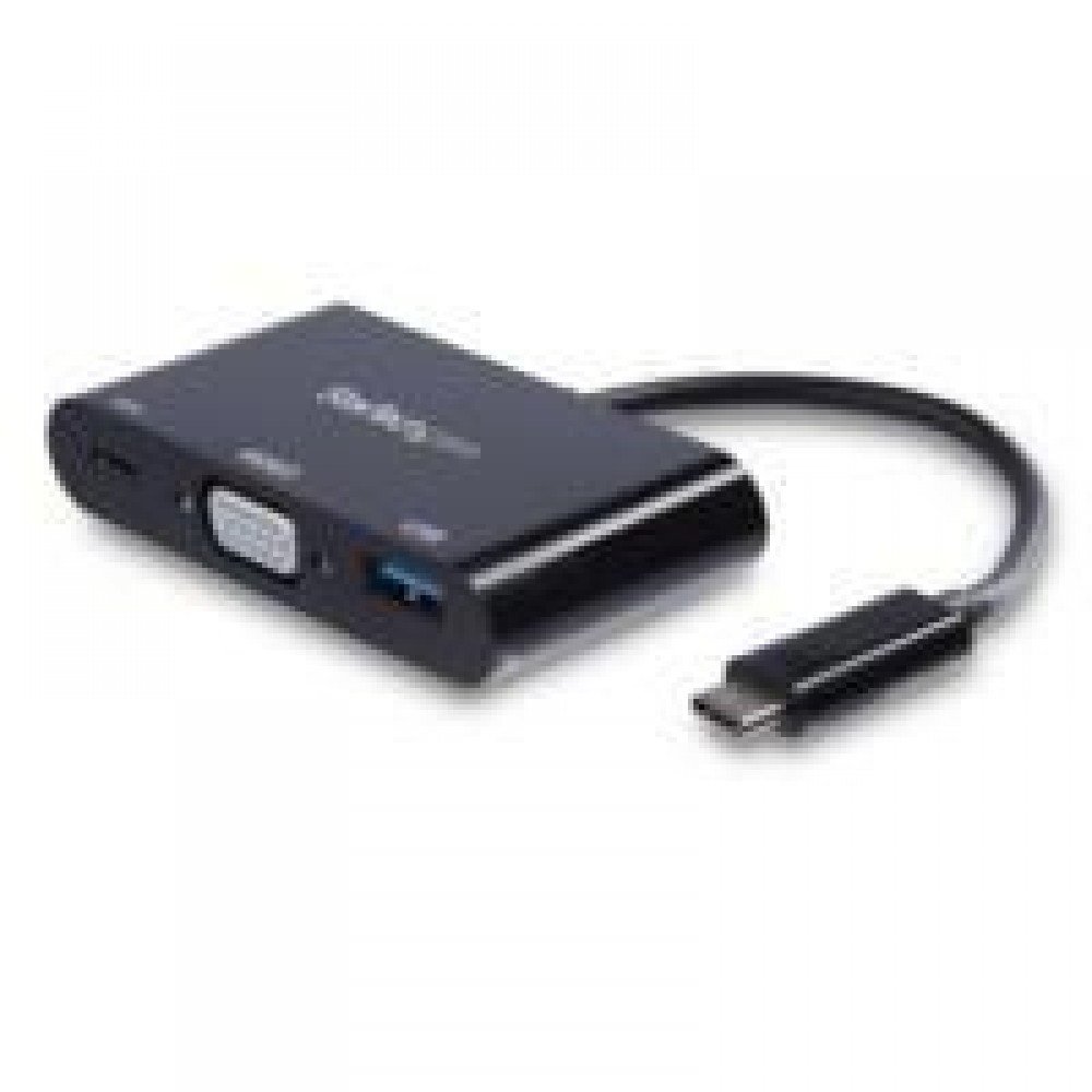 ADAPTADOR MULTIFUNCIÓN DE VIAJES USB-C A VGA CON ENTREGA DE POTENCIA (POWER DELIVERY) Y PUERTO USB-A - MINI DOCKING STATION - STARTECH.COM MOD. CDP2VGAUACP