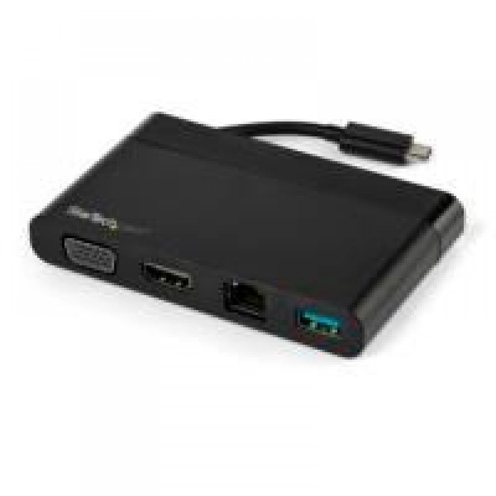 ADAPTADOR MULTIPUERTOS USB-C 4K CON HDMI Y VGA - MAC WIN CHROME - 1X USB-A - GBE - PORTáTIL - DOCKING STATION USB TIPO C - STARTECH.COM MOD. DKT30CHVCM