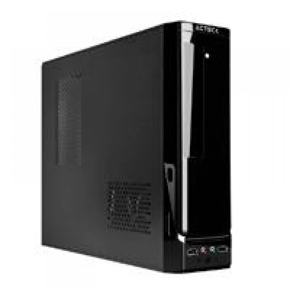 GABINETE ACTECK SLIM ATOM /MICRO ATX /MINI ITX/FUENTE DE PODER 450W /COLOR NEGRO/AC-929042