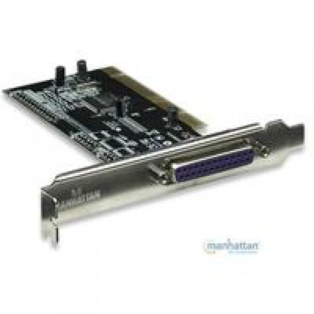 TARJETA PCI PARALELO MANHATTAN DB25 1 PUERTO BRACKET LARGO CORTO