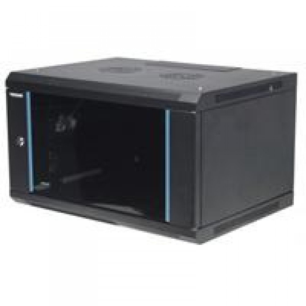 GABINETE 19 9U INTELLINET MONTAJE PARED PUERTA CRISTAL 600X450 CARGA MAXIMA 60KG MATERIAL ACERO ENSAMBLADO