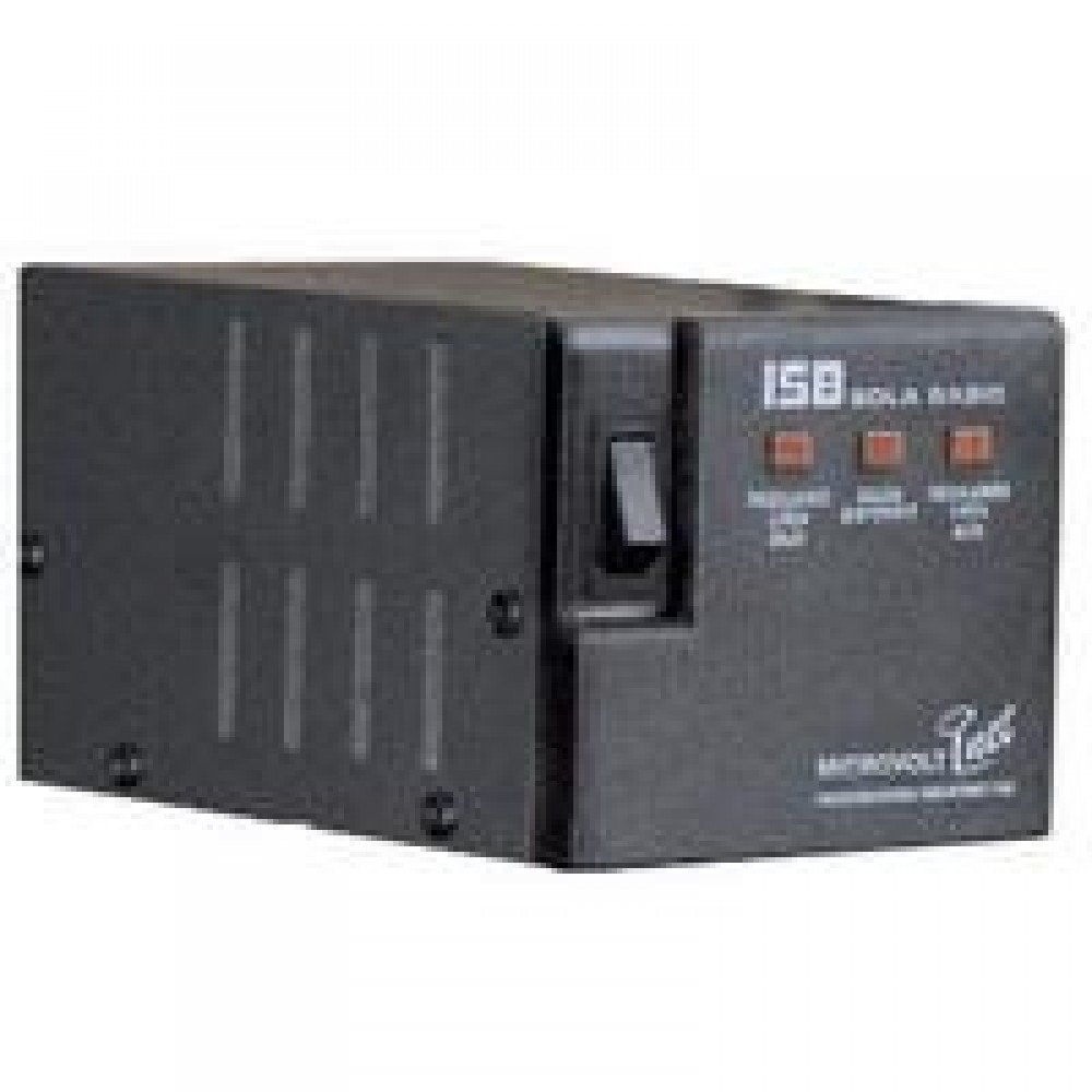 REGULADOR SOLA BASIC ISB MICROVOLT 1200VA / 1200 WATTS C/PROT/LINEA 4 CONT