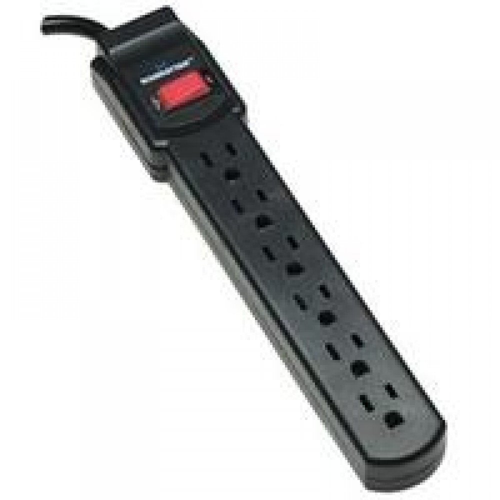 BARRA MUTICONTACTO MANHATTAN CON PROTECCION 6 CONTACTOS 125V AC