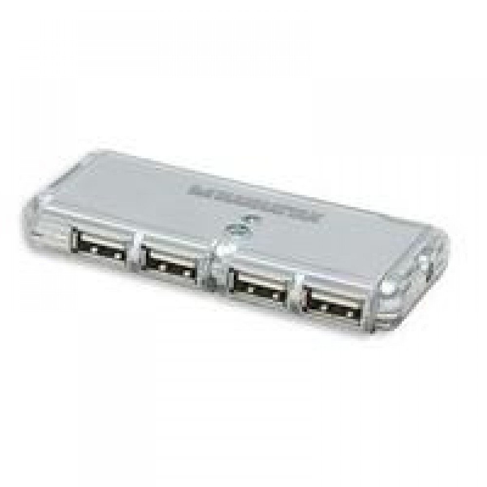 MINI HUB USB 2.0 4 PUERTOS MANHATTAN