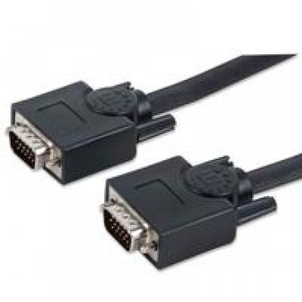 CABLE VGA MANHATTAN PARA MONITOR O PROYECTOR 9 MTS NEGRO MACHO-MACHO