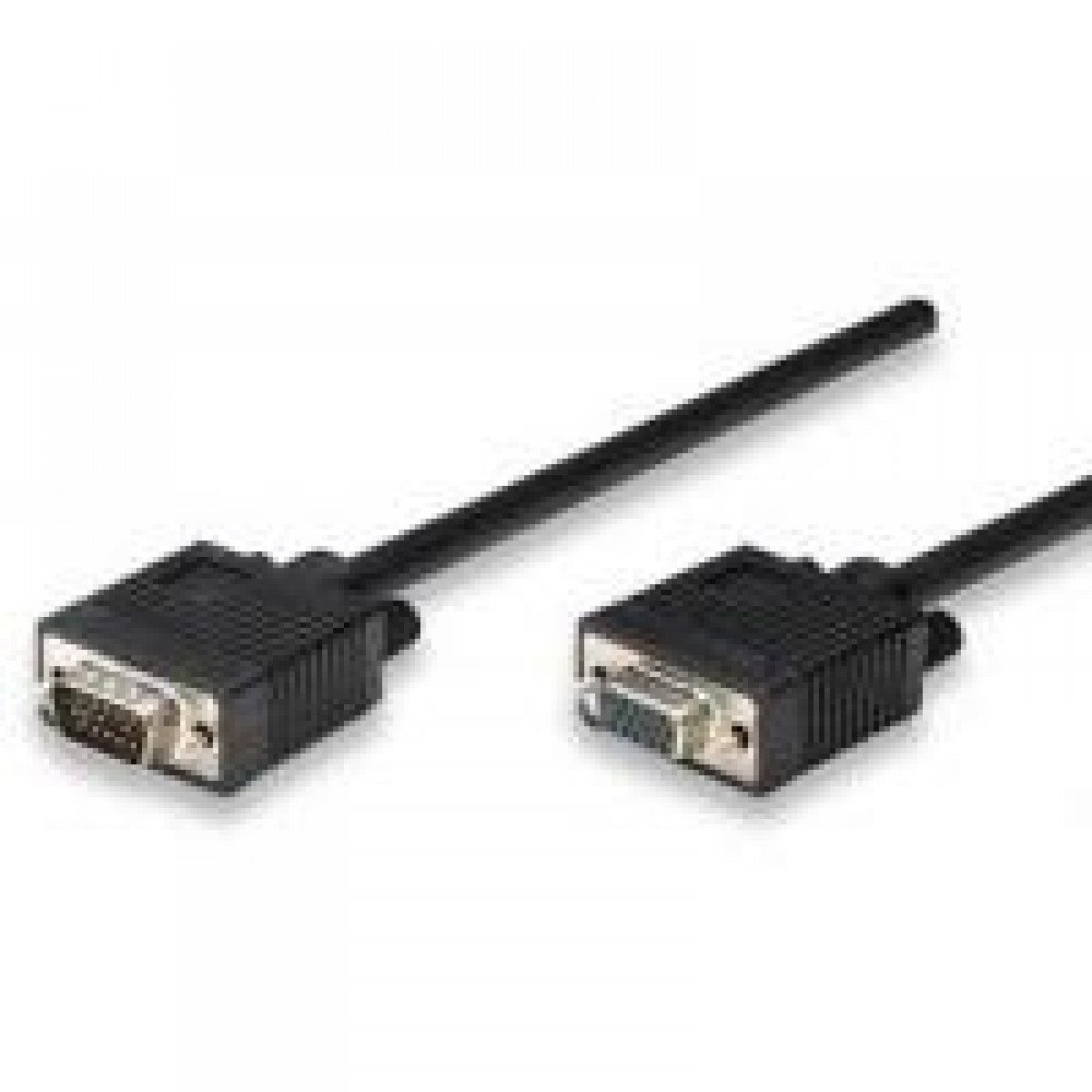 CABLE VGA MANHATTAN PARA MONITOR O PROYECTOR 11 MTS NEGRO C/FERRITAS MACHO - MACHO