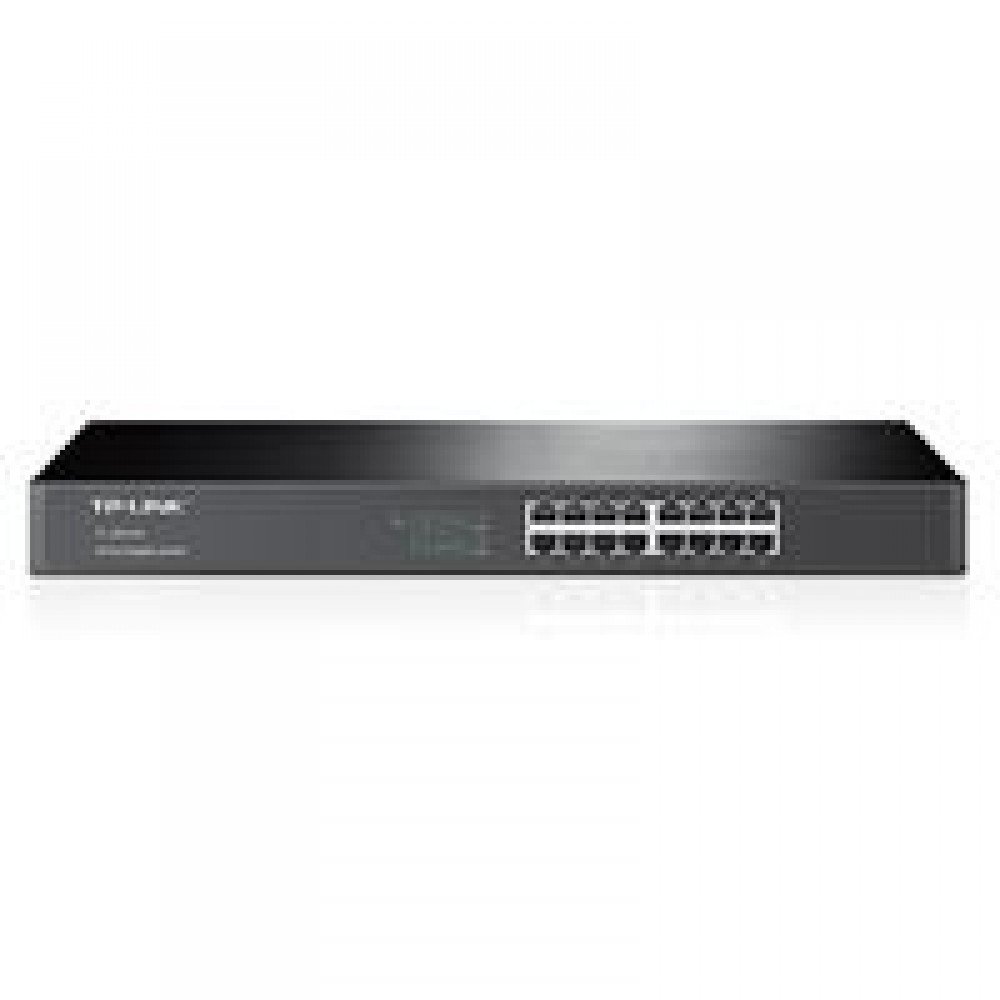 SWITCH TP-LINK TL-SG1016 16 PUERTOS RJ45 GIGABIT 10/100/1000 MBPS NO ADMINISTRABLE PARA RACK DE 19 PULGADAS