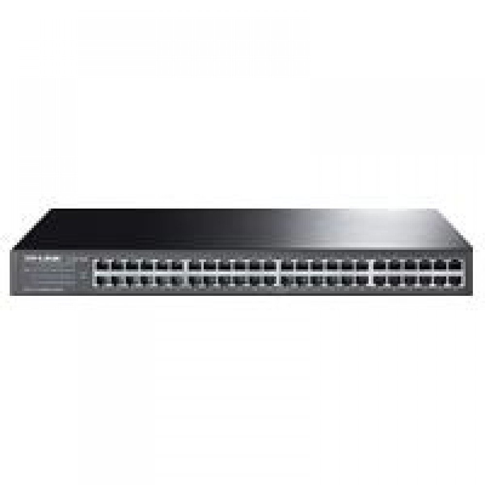 SWITCH TP-LINK TL-SF1048 48 PUERTOS RJ45 10/100 MBPS NO ADMINISTRABLE PARA RACK DE 19 PULGADAS