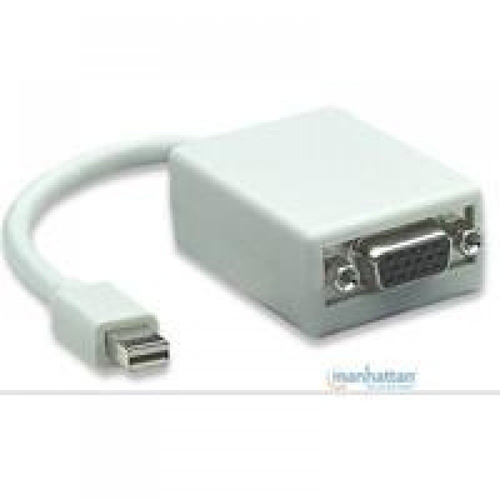 ADAPTADOR MANHATTAN MINI DISPLAYPORT A VGA 1080P M-H