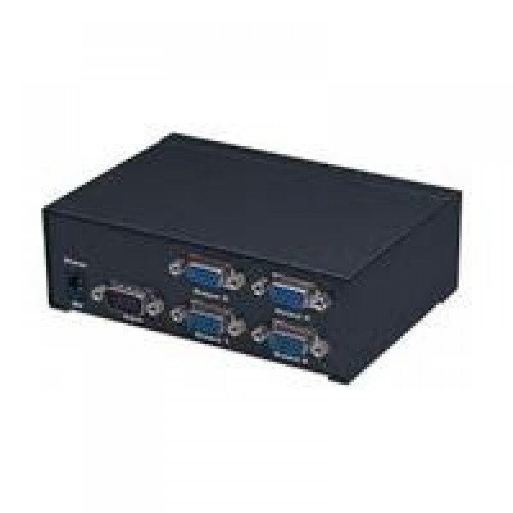 VIDEO SPLITTER MANHATTAN VGA SVGA HD15 4 PTOS DIVISOR DUPLICADOR DE SENAL