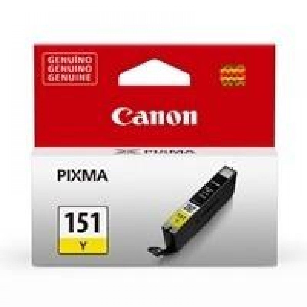CARTUCHO CANON CLI-151Y AMARILLO PARA IX6810/ IP7210 , MG5410/MG6310, MG6410, MG6610, MG7110, MG7510, MX721, MX921,