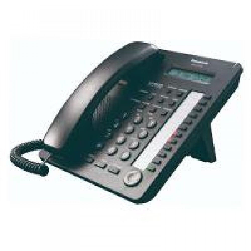 TELEFONO PANASONIC KX-AT7730 HIBRIDO CON PANTALLA DE 1 LINEA, 12 TECLAS DSS Y ALTAVOZ NEGRO