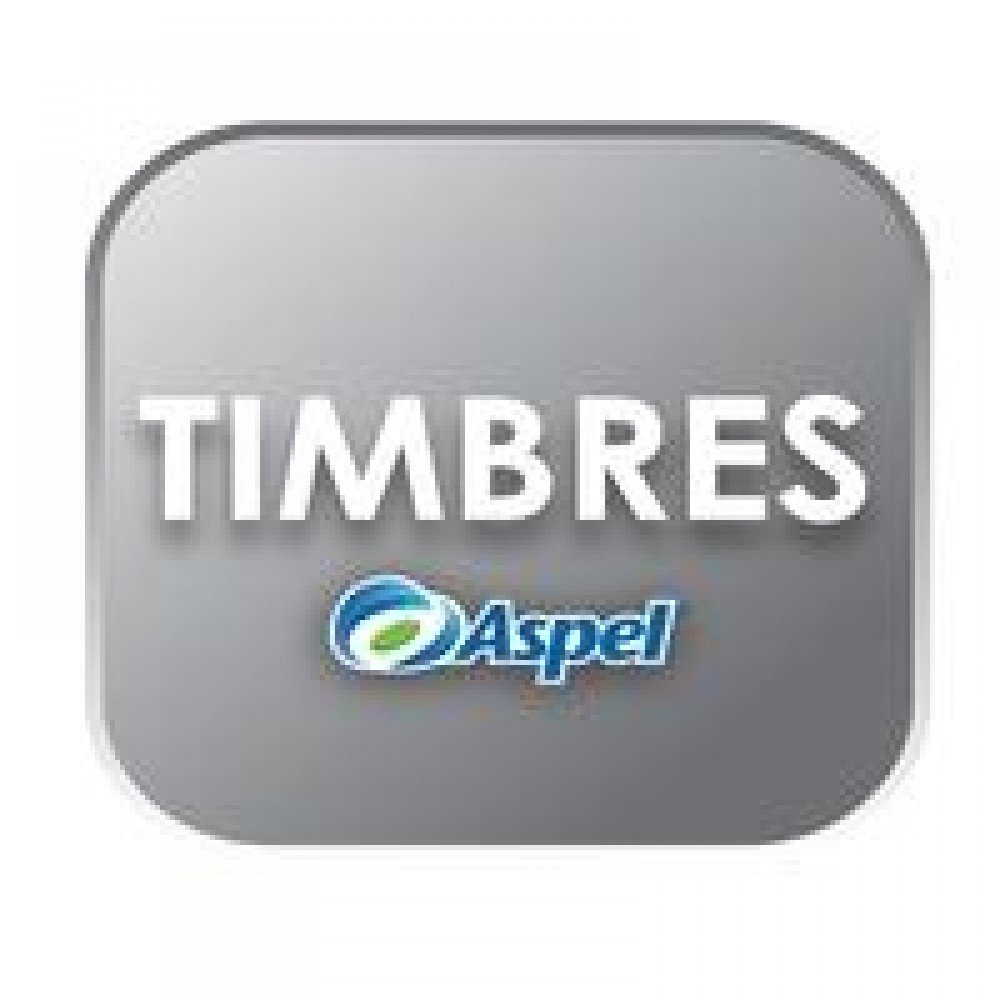 ASPEL 1000 TIMBRES (PARA FACTURE, CAJA, SAE O NOI) (FISICO)