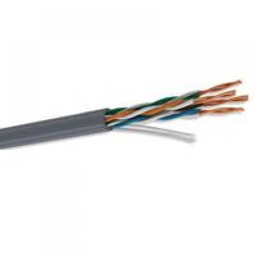 BOBINA UTP CAT5E CONDUMEX CM BRAVO TWIST/24 AWG/ 100% COBRE/ 305 MTS/ AISLA POLIETILENO/CUBIERTA PVC/ GRIS
