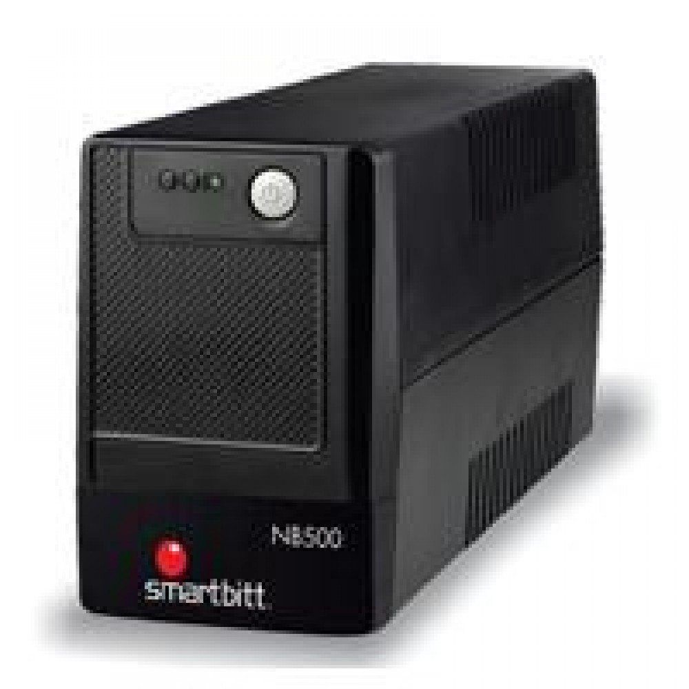 NO BREAK SMARTBITT 500VA / 250W, 4 CONTACTOS, CON REGULADOR Y SUPRESOR DE PICOS.