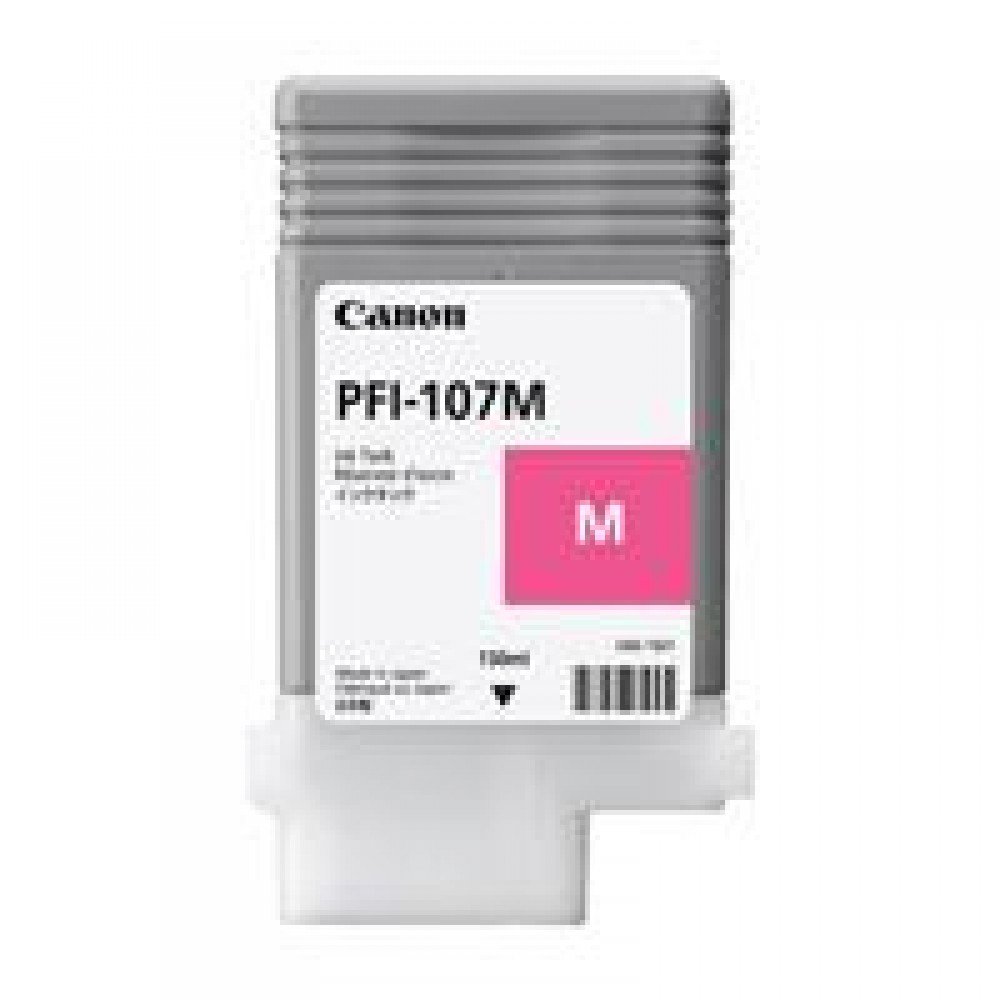 TANQUE DE TINTA CANON PARA IMAGEPROGRAF PFI-107M MAGENTA 130ML