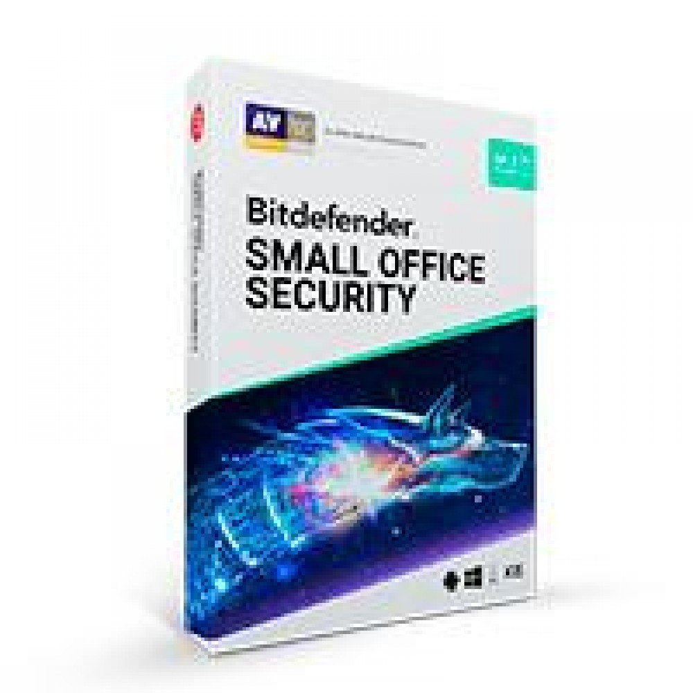 BITDEFENDER SMALL OFFICE SECURITY, 10 PC + 1 SERVIDOR + 1 CONSOLA CLOUD, 1 AÑO DE VIGENCIA  FISICO