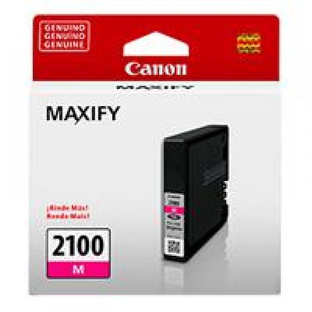 CARTUCHO DE TINTA CANON PGI-1100M MAGENTA P/MAXIFY MB2010 RENDIMIENTO 260PAGINAS