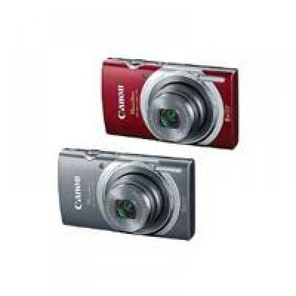CAMARA CANON POWERSHOT ELPH 180 20MP 8X LCD 2.7 BAT.LITIO V.HD ESTABILIZADOR COLOR PLATA